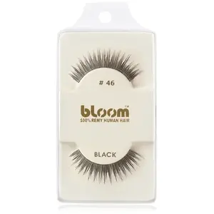 Bloom Natural faux-cils de vrais cheveux No. 46 (Black) 1 cm pas cher