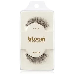 Bloom Natural faux-cils de vrais cheveux No. 213 (Black) 1 cm pas cher