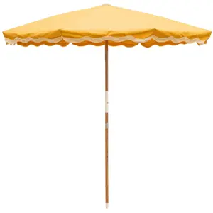 BUSINESS & PLEASURE - Parasol Amalfi - Jaune - Bois lamellé-collé de récupérationVendu parmade-in-design