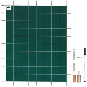 VEVOR Couverture de securite pour piscine 4,9 x 12,2 m, couverture de ... pas cher