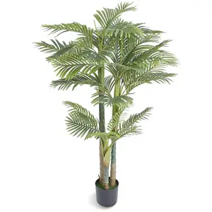 Comparateur de prix : VEVOR Arbre Artificiel 1981 mm Plante Artificielle PE Palmier à Canne ...