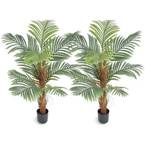 Comparateur de prix : Arbre Artificiel - VEVOR - Arbre Artificiel Palmier à Noix de Bétel Plante Artificielle 800x1219 mm