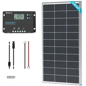 Renogy - Kit Solaire Premium 100W 12V Hors R seau Panneau monocrista...Vendu paramazon