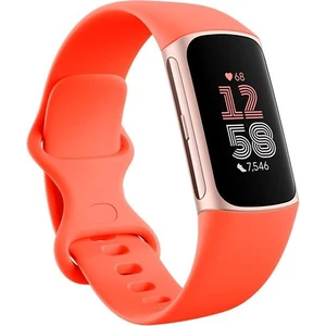 Fitbit Charge 6 Montre Connectée AMOLED GPS NFC Étanche Coral pas cher
