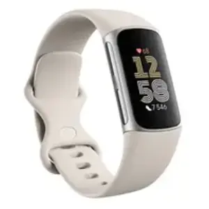 Fitbit charge corps en aluminium blanc (porcelaine) et argent