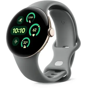 Google Pixel Watch 3 (4G) Boitier doré de 41 mm avec bracelet Vert - Neuf pas cher
