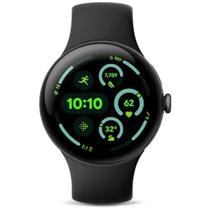 Comparateur de prix : Google Pixel Watch 3 45 mm noir mat Bracelet sport volcanique [Wi-Fi]