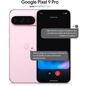 Google Pixel 9 Pro 16 cm (6.3") Double SIM Android 14 5G USB Type-C 16 Go 256 Go 4700 mAh Rose pas cher