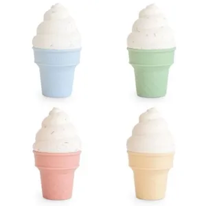 Mushie Lot de 4 jouets de bain Ice Cream pas cher