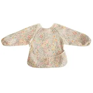 Mushie Bavoir à manches longues Pastel Blooms (6-24 mois) pas cher