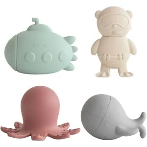 Comparateur de prix : Mushie Lot de 4 jouets de bain Sealife