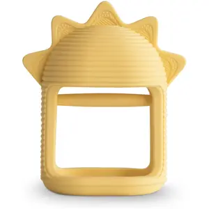 Comparateur de prix : Mushie Jouet de dentition en silicone Sun yellow