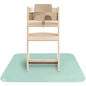 Mushie Tapis anti-éclaboussure Roman Green (108 x 108 cm) pas cher