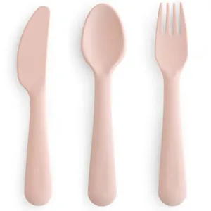 Mushie Set de couverts Blush pas cher