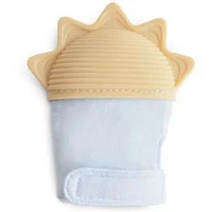 Mushie Mitaine de dentition Sunshine-Baby Blue pas cher