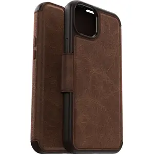 Otterbox Coque Strada Series Folio MagSafe Marron - iPhone 15 Plus