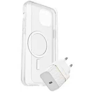 Otterbox Kit Apple Iphone 15 Plus Symmetry Clear Magsafe Premium Glass Am Eu Usb