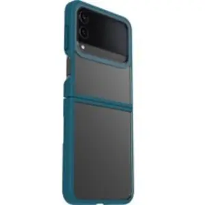 OtterBox Coque arrière Thin Flex pour le Samsung Galaxy Flip 4 - Transparent/Bleu pas cher