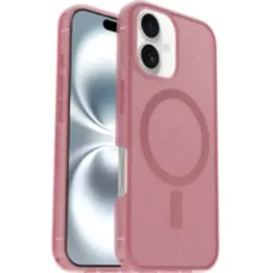 OtterBox Symmetry Series Clear pour MagSafe pour iPhone 16, Thimbleberry pas cher