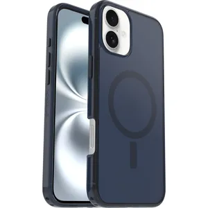 OtterBox Coque iPhone 16 Plus | Symmetry Series Clear pour MagSafe Baby Blue Jeans pas cher