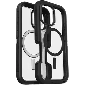 Comparateur de prix : OtterBox Defender Series XT Clear pour MagSafe pour iPhone 16, Dark Side