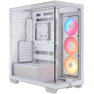 Comparateur de prix : Boîtier PC Corsair 3500X RS-R ARGB verre trempé 3 ventilateurs RS120-R...
