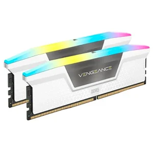 Corsair Vengeance RGB White - 2 x 16 Go (32 Go) - DDR5 6400 MHz - CL36 pas cher