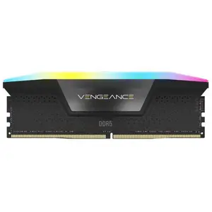CORSAIR VENGEANCE RGB DDR5 RAM 16GB (1x16GB) 5600MHz CL40 Intel XMP Mé... pas cher