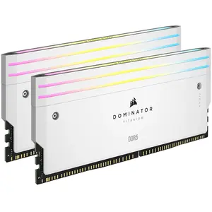 Corsair Dominator Titanium RGB DDR5 - Kit d'éclairage Blanc pas cher