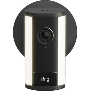 Ring Spotlight Cam Pro 2nd Gen Plug-In, Caméra réseau, Noir