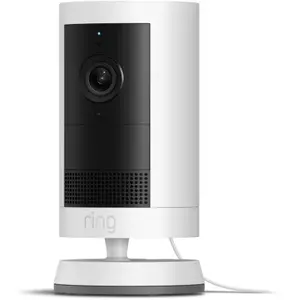 Caméra de surveillance RING Cam Plus - Plug-in - Blanche pas cher