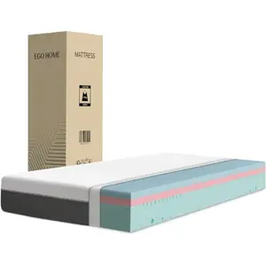 EGO HOME Matelas 180 x 200 cm Hauteur 20 cm Mousse froide H3 3 couches... pas cher