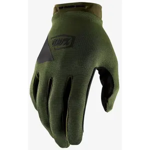 Gants longs 100% R-Core vert militaire - M pas cher