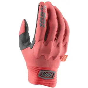 100 Percent Gants Cognito pour homme - 100% - Rouge/noir - Pour les oc... pas cher