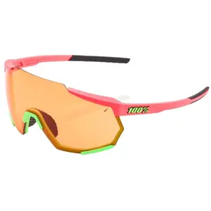 Lunettes 100% Racetrap - Rose Fluo Mat Délavé - Verres Persimmon pas cher