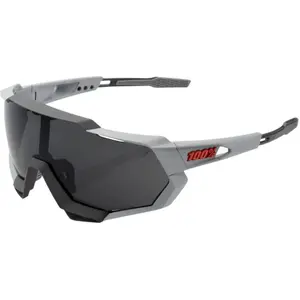 Lunettes 100% Speedtrap Gris - Verres Fumés pas cher
