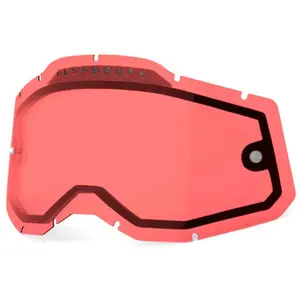 100percent Verres De Rechange Vented Dual Pane Racecraft2/accuri2/strat CAT3 pas cher