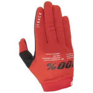 100% iTrack Gants, Rouge, S pas cher