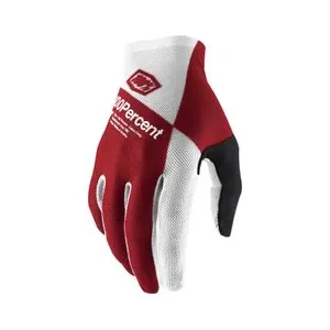 100% Unisex Handschuhe Celium, Cherry Silver - Rot Weiß, L, HU-GLO-0050Vendu paramazon