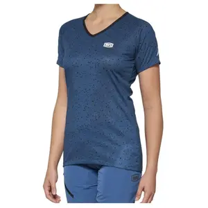 Comparateur de prix : Maillot VTT manches courtes femme 100% Airmatic SP22 bleu- M