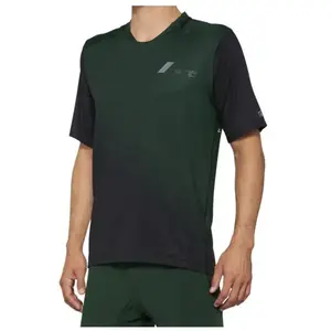 Comparateur de prix : 100% Celium Maillot de vélo à manches courtes, noir-vert, taille XL pour Hommes