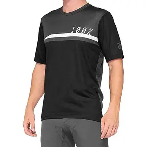 Comparateur de prix : Maillot VTT manches courtes 100% Airmatic noir/gris- M