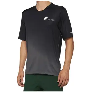 Comparateur de prix : Maillot VTT manches courtes 100% Celium SP22 noir/gris- S