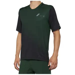 Comparateur de prix : 100% Celium Maillot de vélo à manches courtes, noir-vert, taille S pour Hommes
