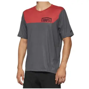 Comparateur de prix : Maillot VTT manches courtes 100% Airmatic SP22 rouge/gris- L