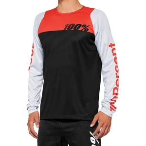 Comparateur de prix : 100% R-Core Maillot vélo, noir-blanc-rouge, taille XL pour Hommes