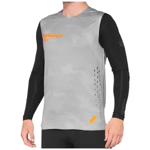 100percent 100% R-Core Concept Maillot vélo, noir-gris, taille S pour Hommes