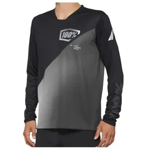 Comparateur de prix : Maillot VTT manches longues 100% R-Core X SP22 noir/gris- XL