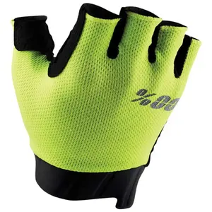 Comparateur de prix : 100% Exceeda Gel Gants de vélo, noir-jaune, taille M pour Hommes