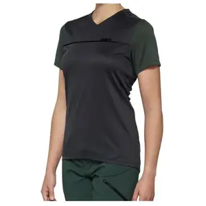 Comparateur de prix : 100percent Maillot manches courtes femme 100  ridecamp gris charcoal forest vert